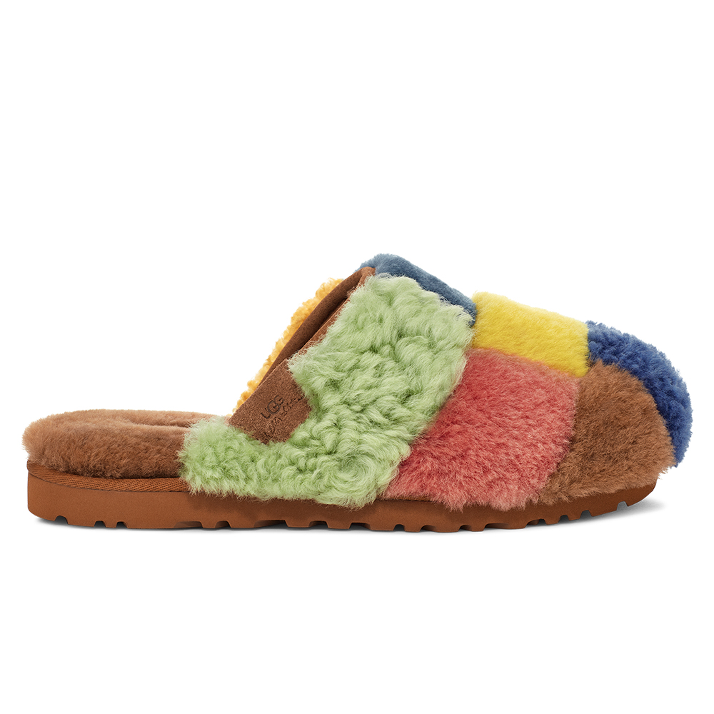 UGG TES Patchwork Slide-拖鞋