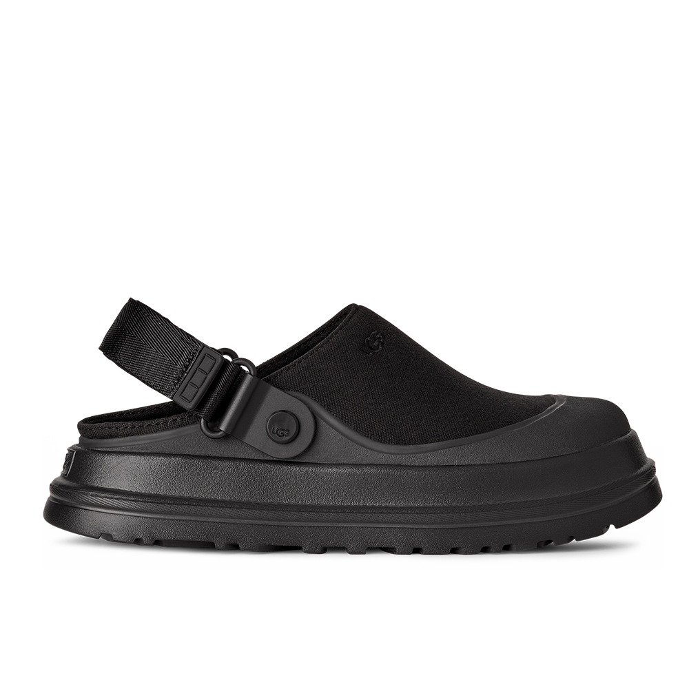 GoldenGlow Canvas Clog-涼鞋