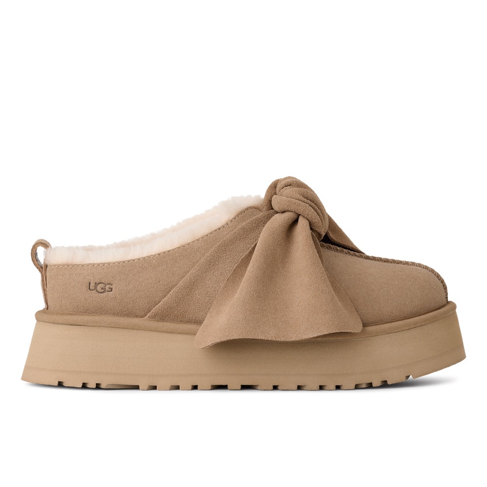 Platform Slip-on Bow-穆勒鞋