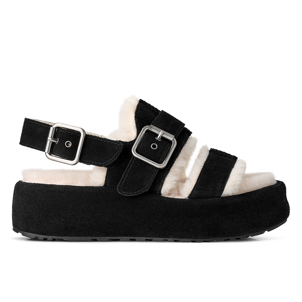 Enwrap Sandal 毛絨飾邊序帶涼鞋