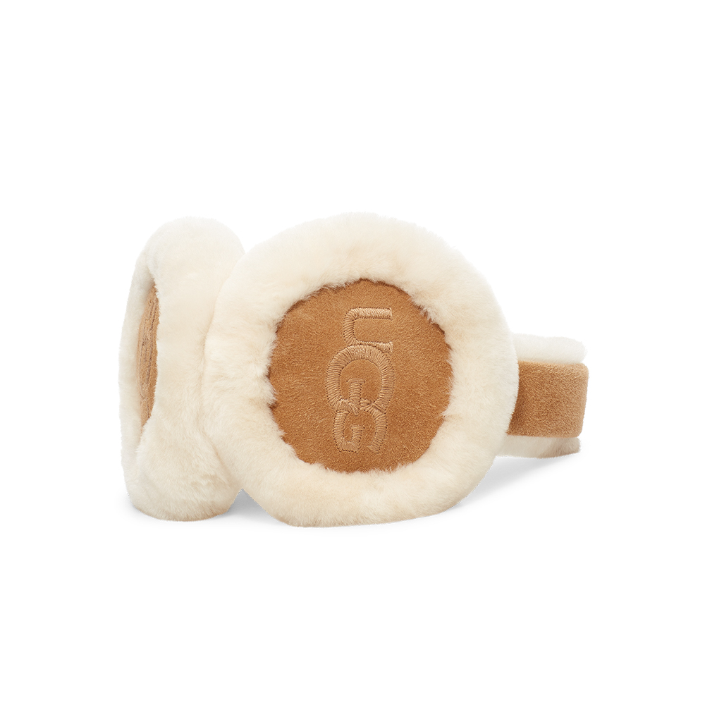 Sheepskin Embroidery Earmuff-耳罩