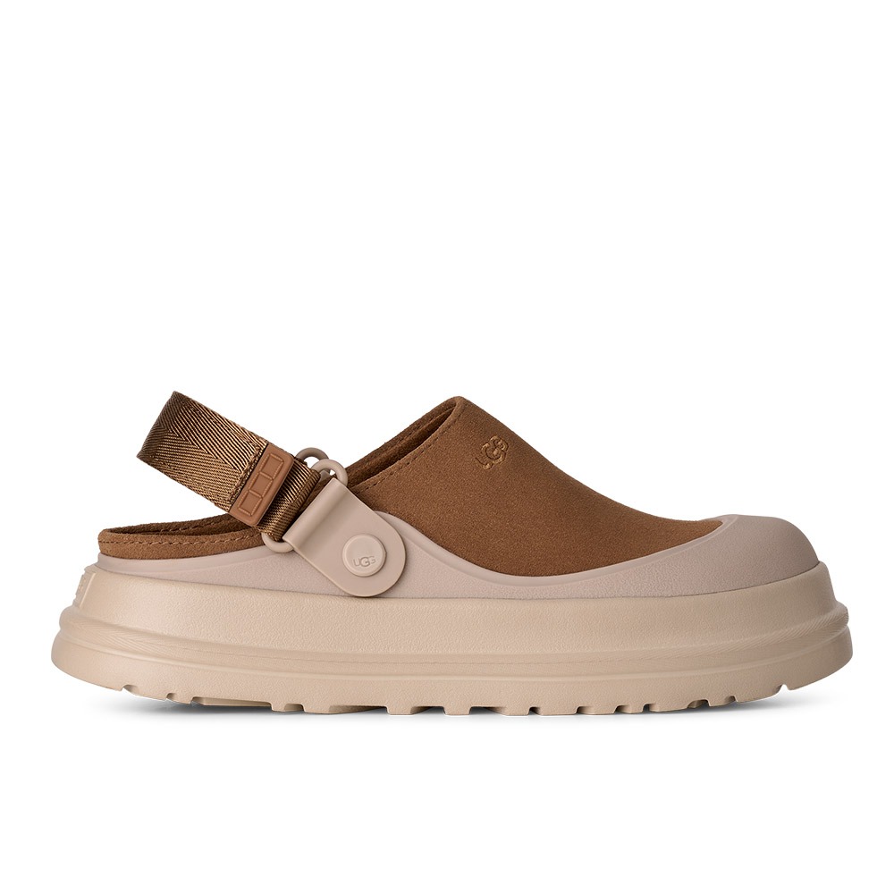 GoldenGlow Suede Clog-麂皮木屐鞋