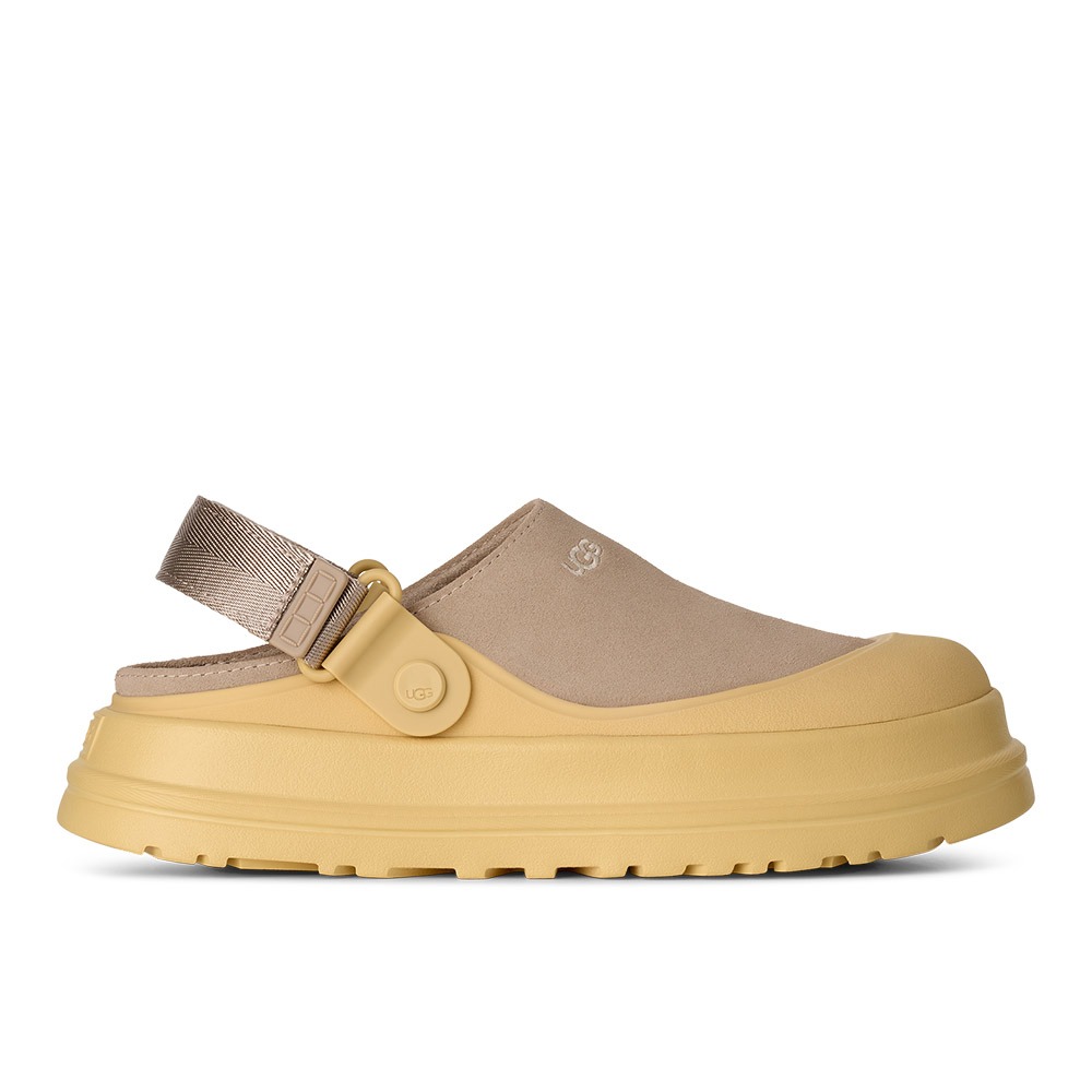 GoldenGlow Suede Clog-麂皮木屐鞋