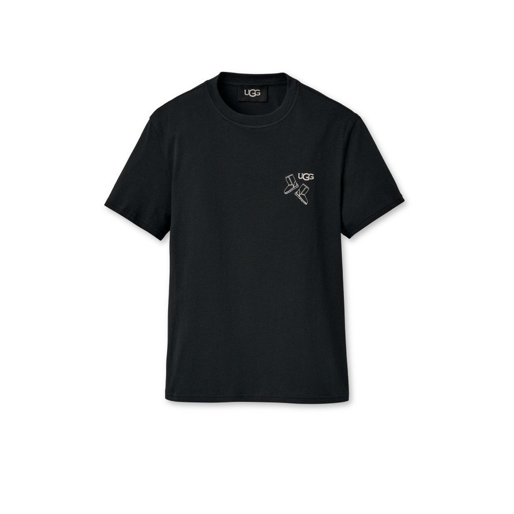 UGG Classic Boot Tee-經典靴款刺繡T恤