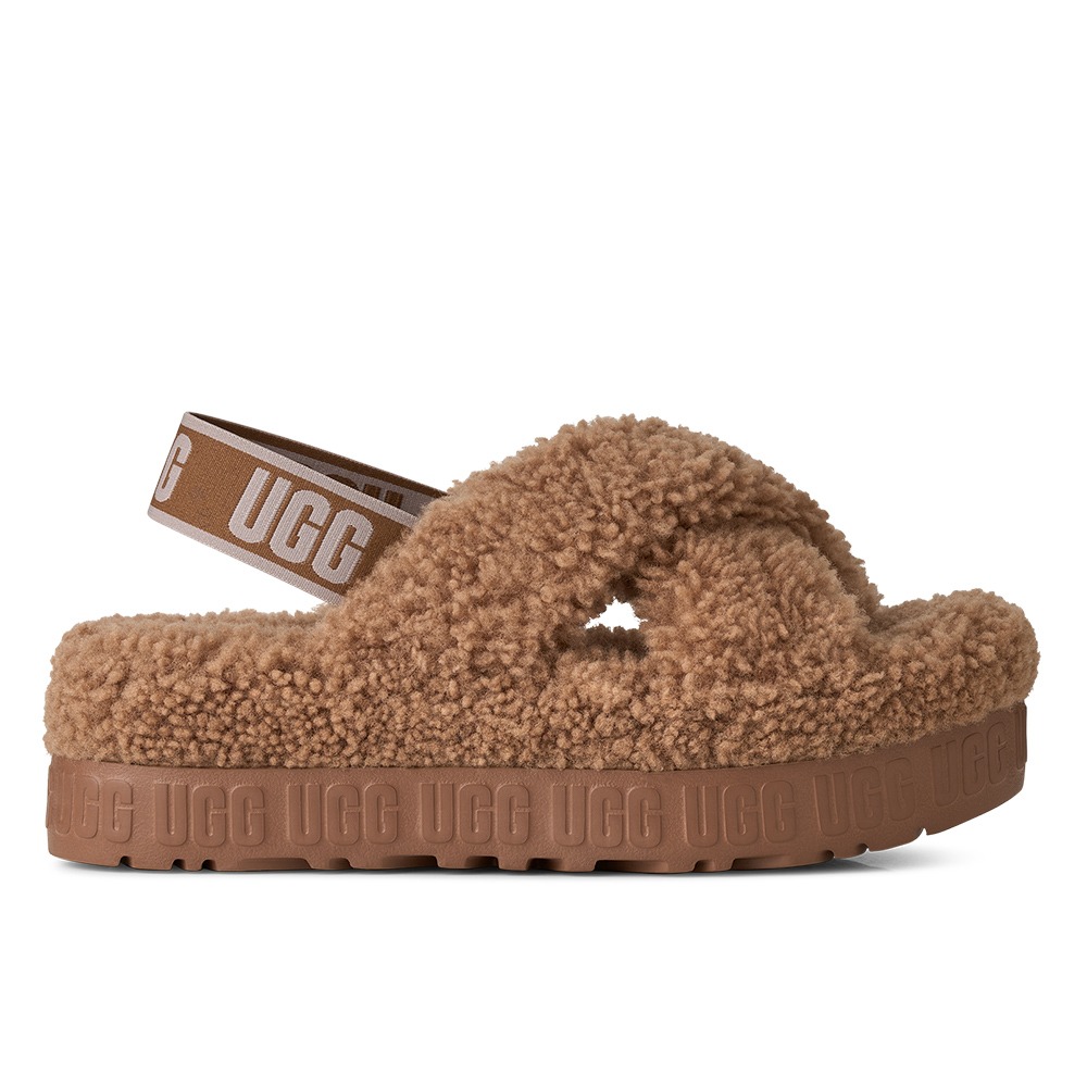 Oh Fluffita Cross Strap-交叉毛絨序帶涼鞋